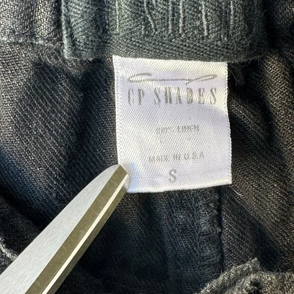 CP Shades Linen Black Pants SZ. S